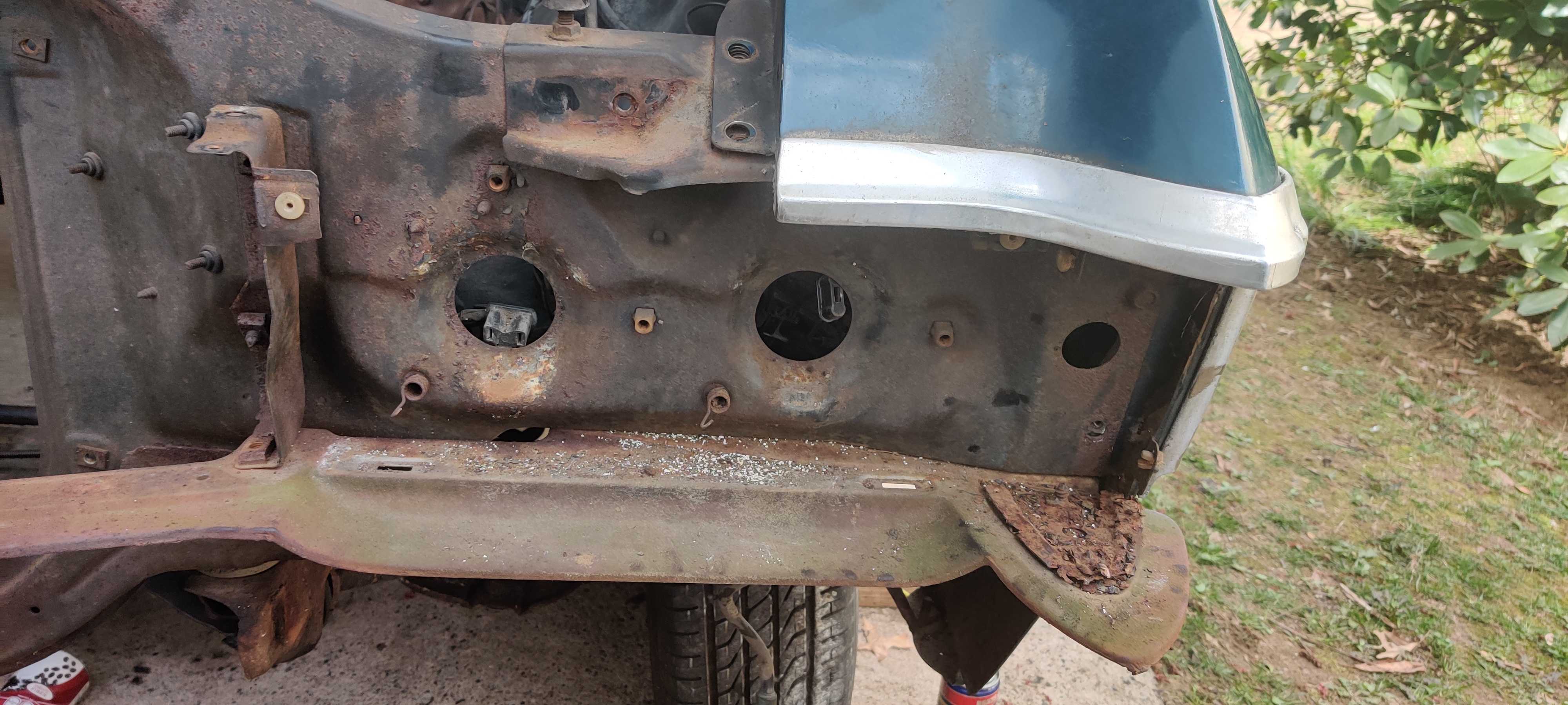 Front Left, in pretty good shape